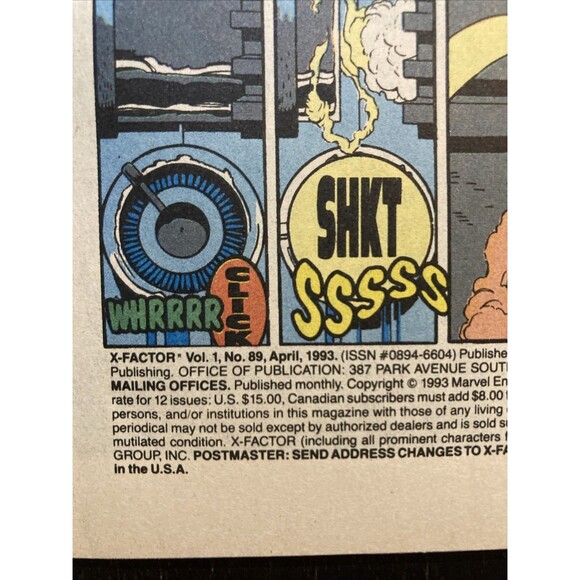 X-FACTOR: No. 84, 86, & 89. Includes 2 Trading Cards Marvel Comics (1992-93) - Picture 7 of 14